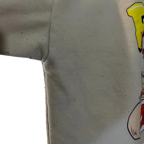 WB 100 Flintstones Graphic Pullover Crewneck Sweatshirt Size XL Colorful Cartoon - Picture 5 of 6